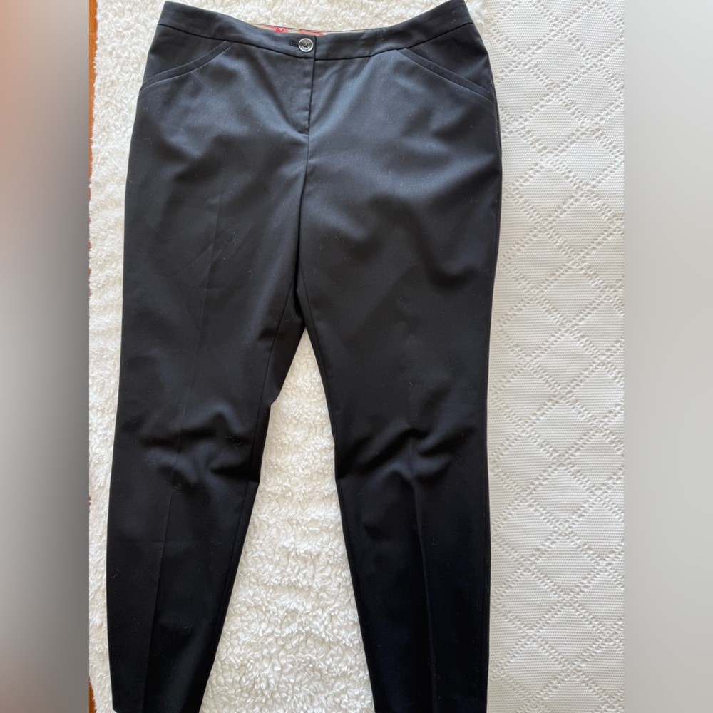 Ted Baker Black Trousers with Floral Lining
